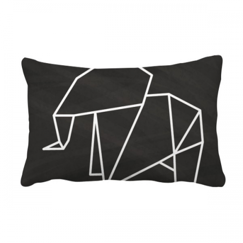 抽象大象几何折纸图形 抱枕靠枕腰枕沙发靠垫双面含芯礼物 抽象大象几何折纸图形 抱枕靠枕腰枕沙发靠垫双面含芯礼物