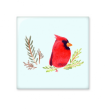 bird animal magpie red cerac tile glossy decal ged brick adorn st