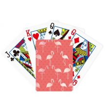 Flango Pattern Pink Color Poker Playing Magic Card Fun Board Game