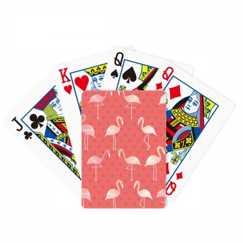 Flango Pattern Pink Color Poker Playing Magic Card Fun Board Game