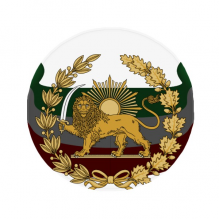 Iran Persia National Emblem Lion Sun Anti-slip Floor Pet Mat Round Bathroom Living Room Kitchen Door 60/50cm 