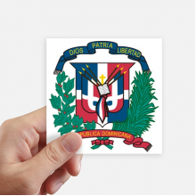 Donican Republic National Emblem Country Sticker Square Waterproof Stickers Wallpaper Car Decal