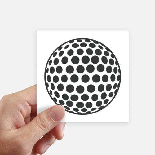 Golf Sport Simple Geometry Pattern Sticker Square Waterproof Stickers Wallpaper Car Decal