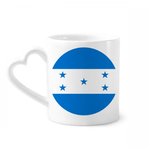 Honduras National Flag North American Symbol Mug Coffee Cerac Drinkware Glass Heart Cup