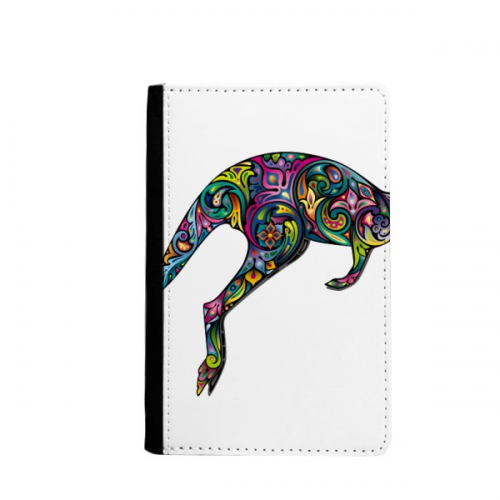 australia colored drawing illustration passport holder notecase burse wallet cover card purse