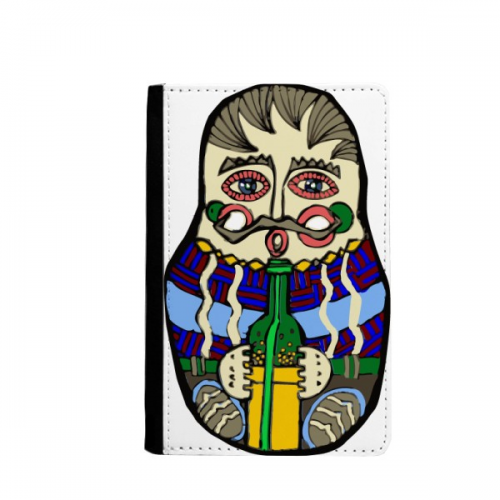 Russia Russian Matryoshka Nesting Passport Holder Notecase Burse Wallet Cover Card Purse