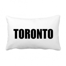 Toronto Canada City Name Throw Lumbar Pillow Insert Cushion Cover Home Sofa Decor 