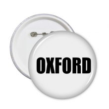 ox britain city name round pins badge button clothing decoration 5pcs 