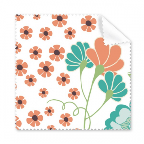 orange flower  paint cleaning cloth ph screen glasses cleaner 5pcs