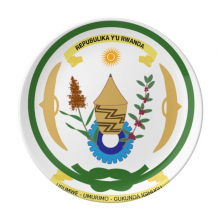 rwanda afnational emblem dessert plate decorative porcelain 8 inch dinner home rwanda afnational emblem dessert plate decorative porcelain 8 inch dinner home