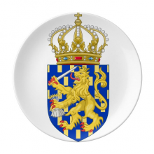 nederlands eu national emblem dessert plate decorative porcelain 8 inch dinner home