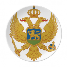montenegro eu national emblem dessert plate decorative porcelain 8 inch dinner home