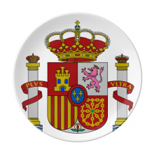 spain eu national emblem dessert plate decorative porcelain 8 inch dinner home