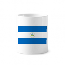 nicaragua national flag north amecountry toothbrush pen holder mug cerac stand pencil cup