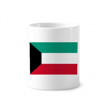 Kuwait National Flag Asia Country Toothbrush Pen Holder Mug Cerac Stand Pencil Cup