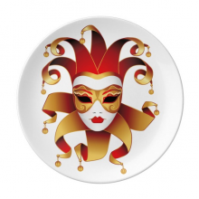 神秘面具威尼斯狂欢节快乐 陶瓷餐盘子8寸月光盘餐具家居礼物