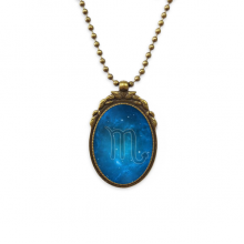 starry night scorpio zodiac constellation antique necklvintage bead pendant keychain starry night scorpio zodiac constellation antique necklvintage bead pendant keychain