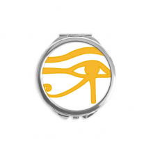 Ancient Egypt Eye Decoration Pattern Hand Compact Mirror Round Portable Pocket Glass Ancient Egypt Eye Decoration Pattern Hand Compact Mirror Round Portable Pocket Glass