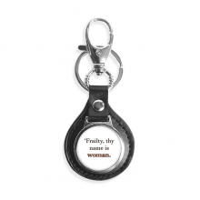 frailty names woman  key link chain  keyholder finder hook metal