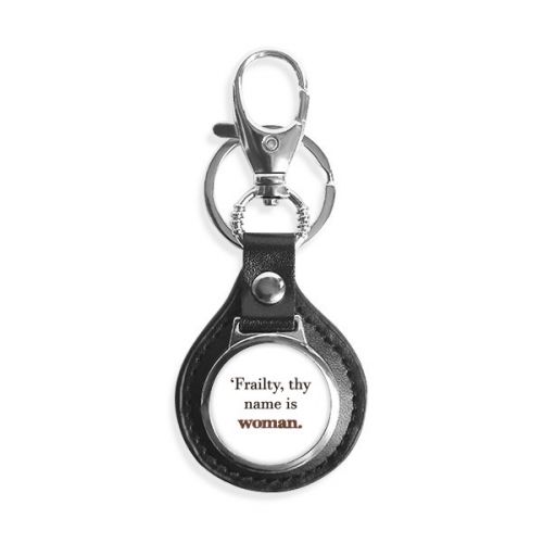 frailty names woman  key link chain  keyholder finder hook metal