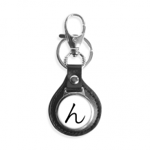 japanese hiragana character n key link chain  keyholder finder hook metal