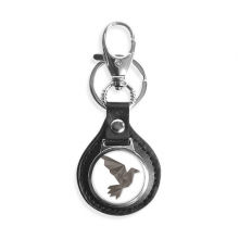  geometric crow origa pattern key link chain  keyholder finder hook metal