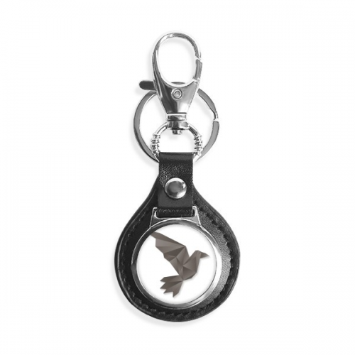 geometric crow origa pattern key link chain keyholder finder hook metal geometric crow origa pattern key link chain keyholder finder hook metal