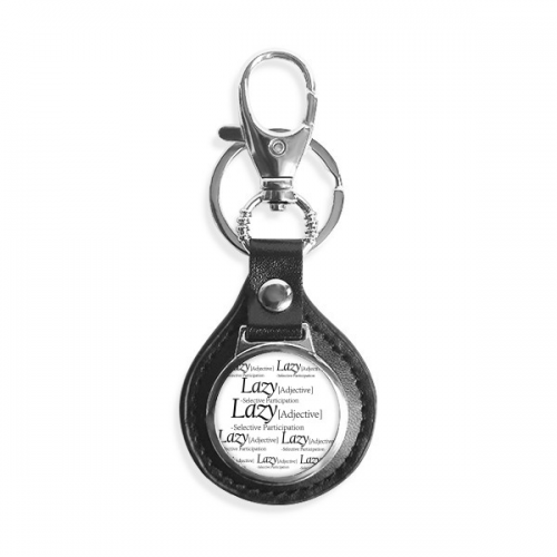 meaning of lazy funny quote key link chain  keyholder finder hook metal