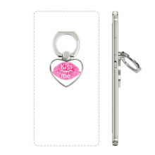 pink lip kiss me valentine's day phone  stand holder kickstand universal support