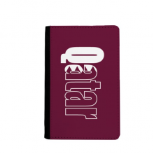 Qatar Country Flag Name Passport Holder Notecase Burse Wallet Cover Card Purse