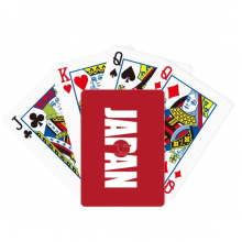 Japan Country Flag Name Poker Playing Magic Card Fun Board Game