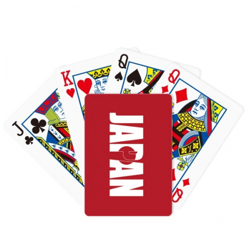 Japan Country Flag Name Poker Playing Magic Card Fun Board Game