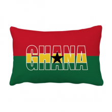 Ghana Country Flag Name Throw Pillow Lumbar Insert Cushion Cover Home Decoration Ghana Country Flag Name Throw Pillow Lumbar Insert Cushion Cover Home Decoration