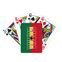 Ghana Country Flag Name Poker Playing Magic Card Fun Board Game