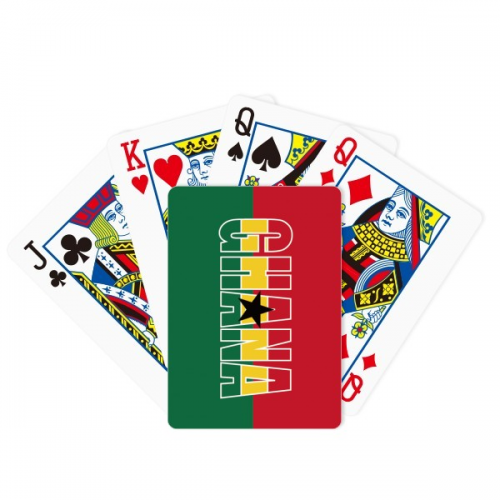 Ghana Country Flag Name Poker Playing Magic Card Fun Board Game Ghana Country Flag Name Poker Playing Magic Card Fun Board Game