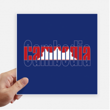 Cambodia Country Flag Name Sticker Tags Wall Picture Laptop Decal Self adhesive Cambodia Country Flag Name Sticker Tags Wall Picture Laptop Decal Self adhesive