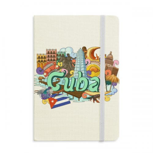 关塔那摩特里尼达古巴涂鸦 硬质笔记本办公记事本子学生用