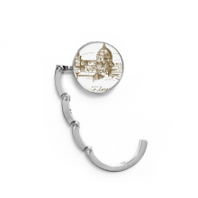 Florence Cathedral Italy Pattern Table Hook Decorative Clasp Extension Foldable  Hanger
