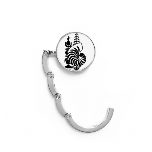 New Caledonia National Emblem Table Hook Decorative Clasp Extension Foldable  Hanger