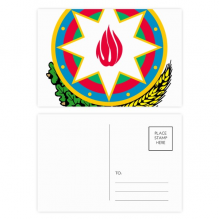 Baku Azerbaijan National Emblem Postcard Set Birthday Mailing Thanks Greeting Card