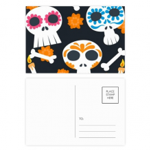 bs l flower mexico culture illustration postcard set birthday mailing thanks greeting card