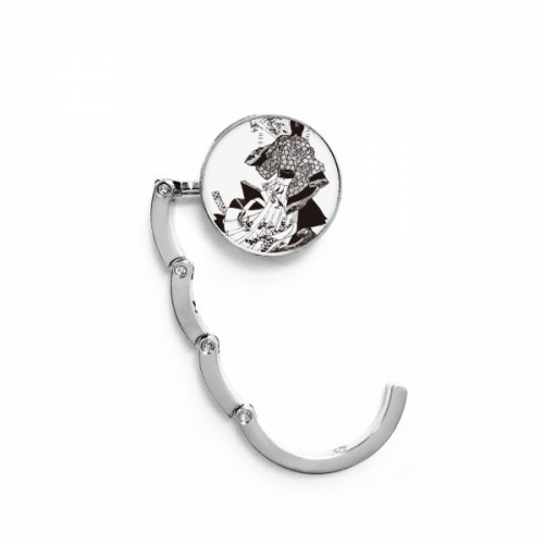 Japan Traditional Culture Kimono Table Hook Decorative Clasp Extension Foldable  Hanger