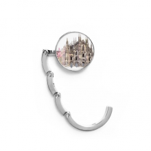 Milan Cathedral in Milan Italy Table Hook Decorative Clasp Extension Foldable  Hanger