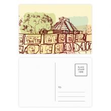 Chichen Itza Mexico Ancient Civilization Drawing Postcard Set Birthday Mailing Thanks Greeting Card Chichen Itza Mexico Ancient Civilization Drawing Postcard Set Birthday Mailing Thanks Greeting Card