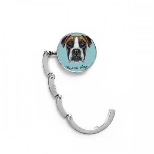 Lop-eard Boxer Dog Pet Animal Table Hook Decorative Clasp Extension Foldable  Hanger