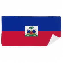 haiti national flag north amecountry bath towel soft washcloth facecloth 35x70cm