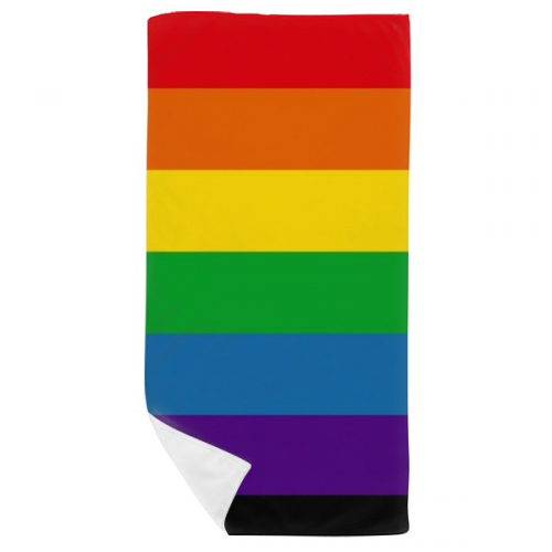 Rainbow   Bisexuals LGBT Bath Towel Soft Washcloth Facecloth 35x70cm