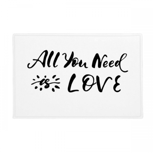 All You Need Is Love Sun Quote Mat Non Slip Floor Bathroom Kitchen Door 16"x24" All You Need Is Love Sun Quote Mat Non Slip Floor Bathroom Kitchen Door 16"x24"