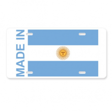  Argentina Country Love License Plate Decoration Stainless Automobile Steel Tag