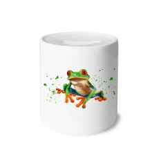 polypedatid green frogs my box cerac coin case piggy bank polypedatid green frogs my box cerac coin case piggy bank